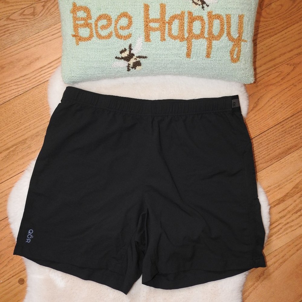 QOR Black Mens Shorts Large